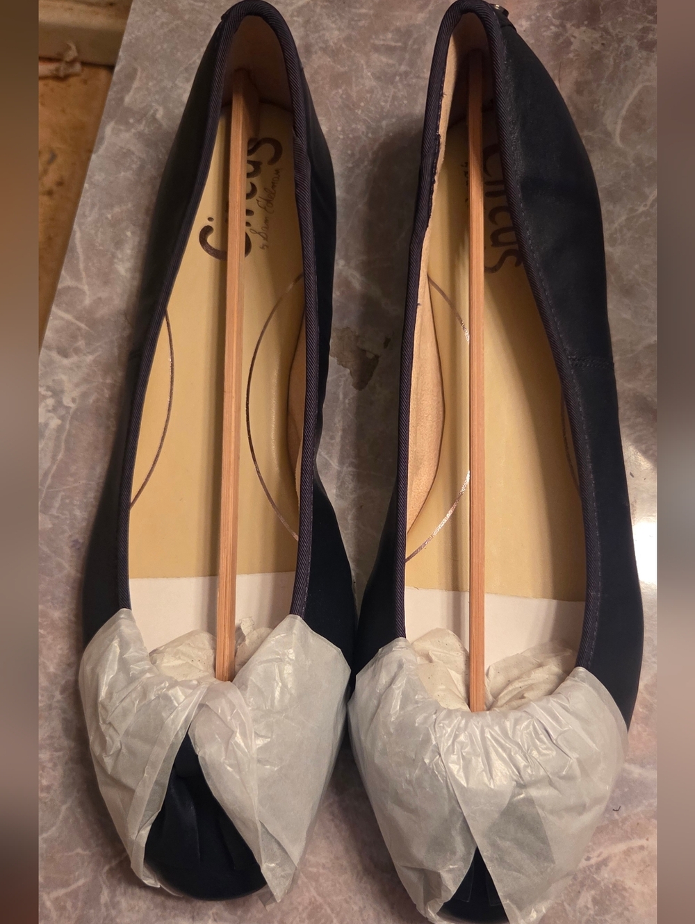 Sam Edelman Navy Ballet Flats